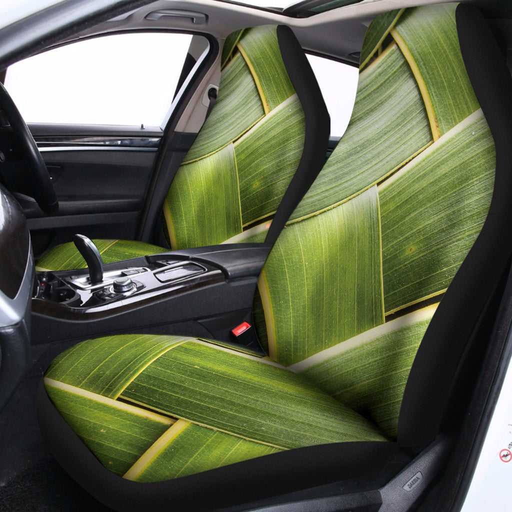 Coconut Leaf Print Universal Fit Car Seat Covers