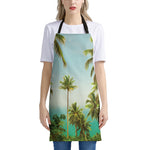 Coconut Tree Print Apron