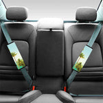 Coconut Tree Print Car Seat Belt Covers
