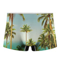 Coconut Tree Print Men's Boxer Briefs