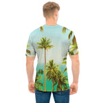 Coconut Tree Print Men's T-Shirt