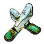 Coconut Tree Print Muay Thai Shin Guard