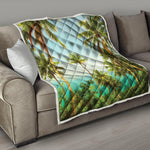 Coconut Tree Print Quilt