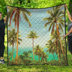 Coconut Tree Print Quilt