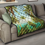 Coconut Tree Print Quilt