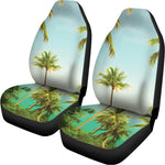 Coconut Tree Print Universal Fit Car Seat Covers