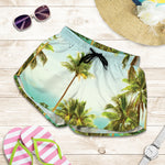 Coconut Tree Print Women's Shorts
