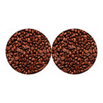 Coffee Beans Print Car Coasters
