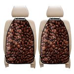 Coffee Beans Print Car Seat Organizers