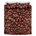 Coffee Beans Print Duvet Cover Bedding Set