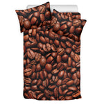 Coffee Beans Print Duvet Cover Bedding Set