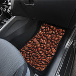 Coffee Beans Print Front Car Floor Mats