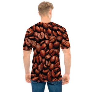 Coffee Beans Print Men's T-Shirt