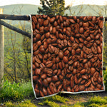 Coffee Beans Print Quilt