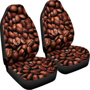 Coffee Beans Print Universal Fit Car Seat Covers