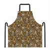 Coffee Drawing Pattern Print Apron