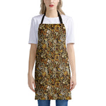 Coffee Drawing Pattern Print Apron