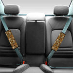 Coffee Drawing Pattern Print Car Seat Belt Covers