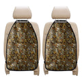 Coffee Drawing Pattern Print Car Seat Organizers