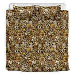 Coffee Drawing Pattern Print Duvet Cover Bedding Set