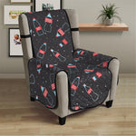 Cola Bottle Pattern Print Armchair Protector