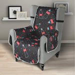 Cola Bottle Pattern Print Armchair Protector