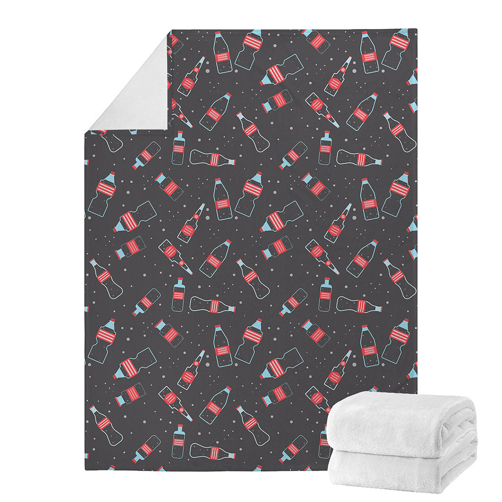 Cola Bottle Pattern Print Blanket