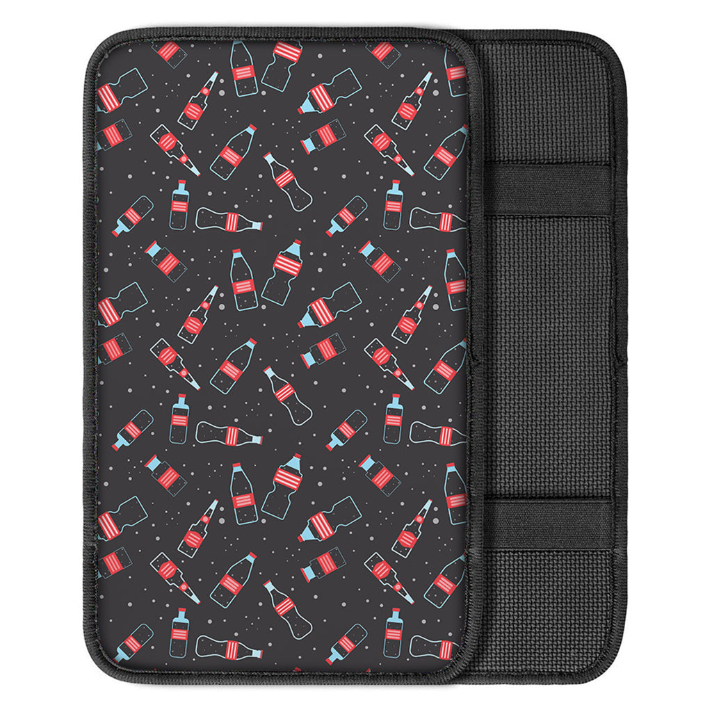 Cola Bottle Pattern Print Car Center Console Cover