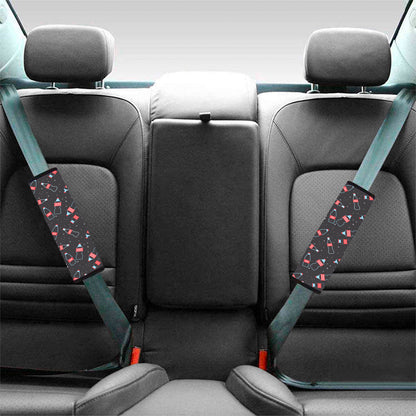 Cola Bottle Pattern Print Car Seat Belt Covers