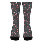 Cola Bottle Pattern Print Crew Socks