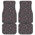 Cola Bottle Pattern Print Front and Back Car Floor Mats