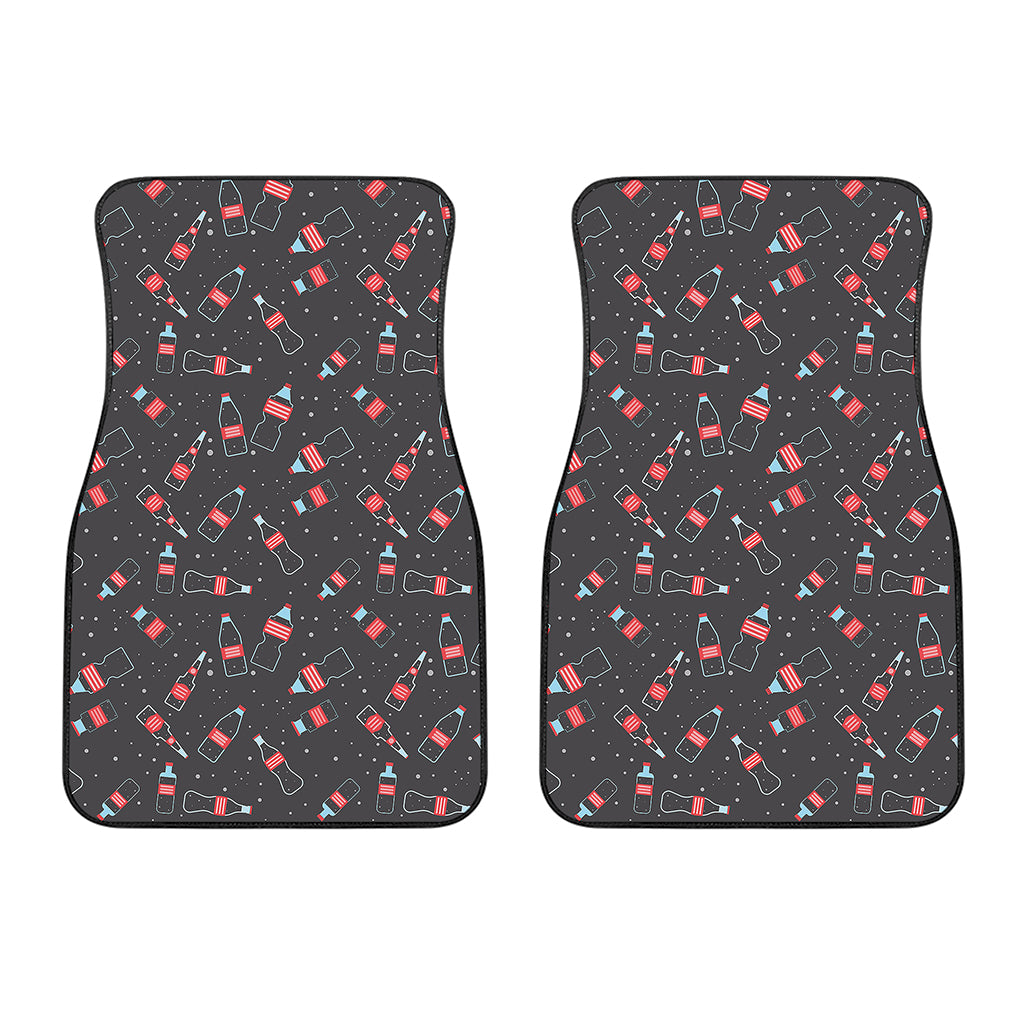 Cola Bottle Pattern Print Front Car Floor Mats