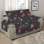 Cola Bottle Pattern Print Half Sofa Protector