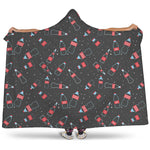 Cola Bottle Pattern Print Hooded Blanket