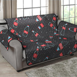 Cola Bottle Pattern Print Loveseat Protector