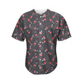 Cola Bottle Pattern Print Men's Baseball Jersey