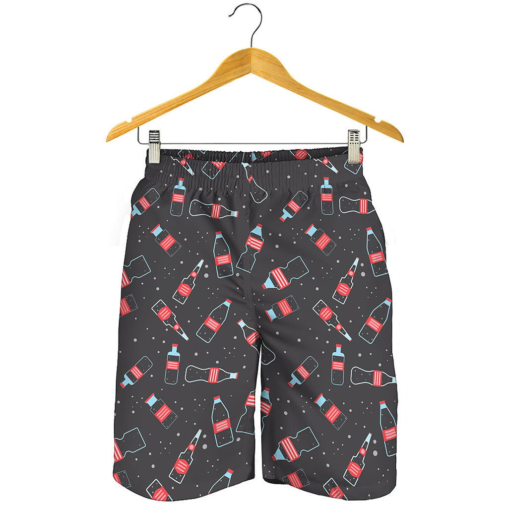 Cola Bottle Pattern Print Men's Shorts