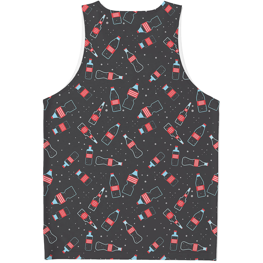 Cola Bottle Pattern Print Men's Tank Top