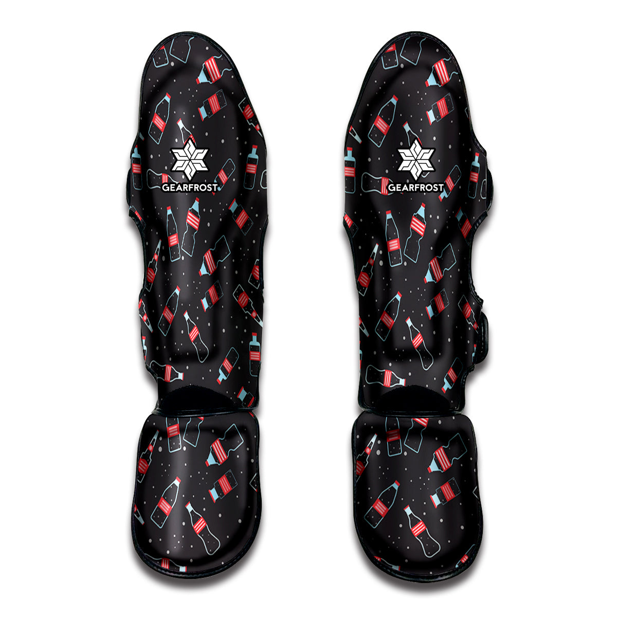 Cola Bottle Pattern Print Muay Thai Shin Guard