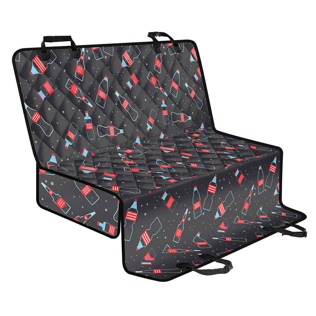 Cola Bottle Pattern Print Pet Car Back Seat Cover