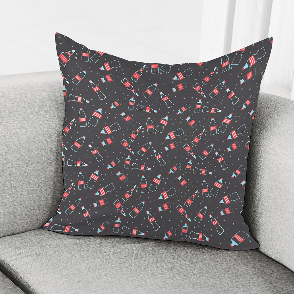 Cola Bottle Pattern Print Pillow Cover