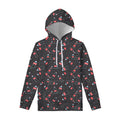 Cola Bottle Pattern Print Pullover Hoodie