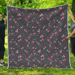 Cola Bottle Pattern Print Quilt