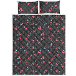 Cola Bottle Pattern Print Quilt Bed Set