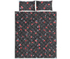 Cola Bottle Pattern Print Quilt Bed Set