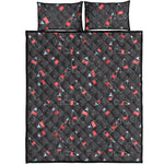 Cola Bottle Pattern Print Quilt Bed Set