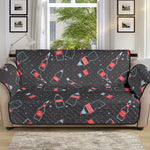 Cola Bottle Pattern Print Sofa Protector