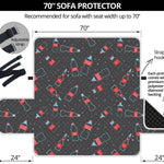 Cola Bottle Pattern Print Sofa Protector