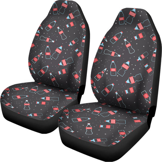 Cola Bottle Pattern Print Universal Fit Car Seat Covers