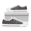 Cola Bottle Pattern Print White Low Top Sneakers